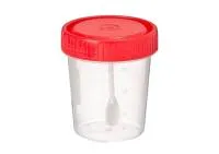 Контейнер для сбора биоматериала с лопаткой, 60 мл