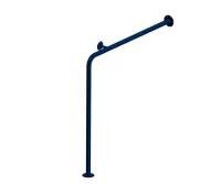 Поручень для инвалидов ПУ-02.04.875.875.115 угловой с опорой на пол левый