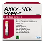 Тест-полоски Accu-Chek Performa №100