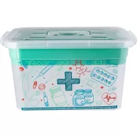 Контейнер для аптечки Домашний доктор 6.5 л 310x200x180 мм в ассортименте 