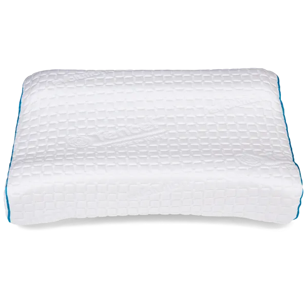 Подушка ортопедическая Тривес Evolution ТОП-906 Solace, с эффектом памяти и выемкой под плечо, валики 14 и 12 см