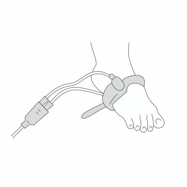 Пульсоксиметр портативный МЕДПЛАНТ Окситест-1 с сетевым адаптером и детским датчиком-манжетой, артикул 976