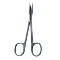 Ножницы глазные вертикально-изогнутые остроконечные 100 мм Surgicon J-22-210