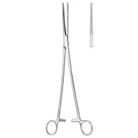 Зажим гинекологический прямой №2 285 мм Hilbro 14.0564.28