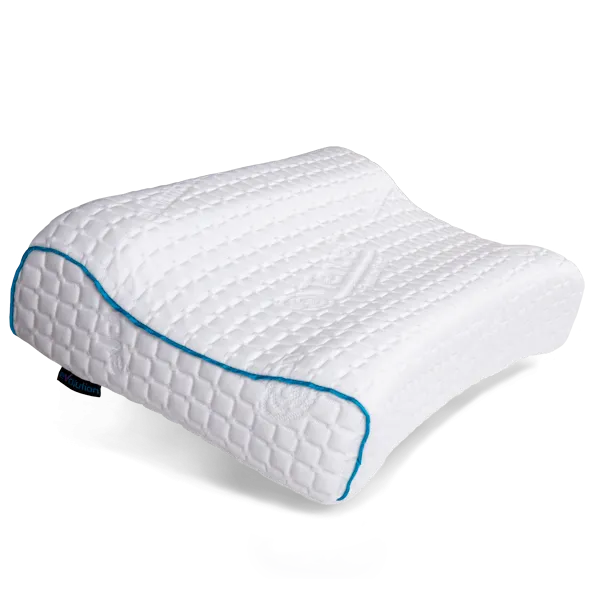 Подушка ортопедическая Тривес Evolution ТОП-906 Solace, с эффектом памяти и выемкой под плечо, валики 14 и 12 см