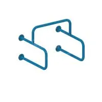 Поручень для инвалидов ППУ-03.02.530.600.490 для писсуара