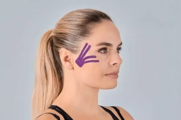 Кинезио-тейп BBalance BBTape 5см*5м (Face Tape) голубой