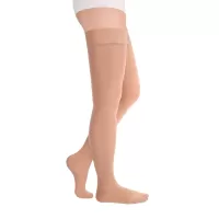 Чулки компрессионные SAVOY by Idealista SV-394 унисекс 2 класс компрессии с закрытым носком и гладкой резинкой цвет карамель