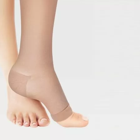 Гольфы компрессионные IDEALISTA ID-210 унисекс 2 класс компрессии с открытым носком цвет карамель 