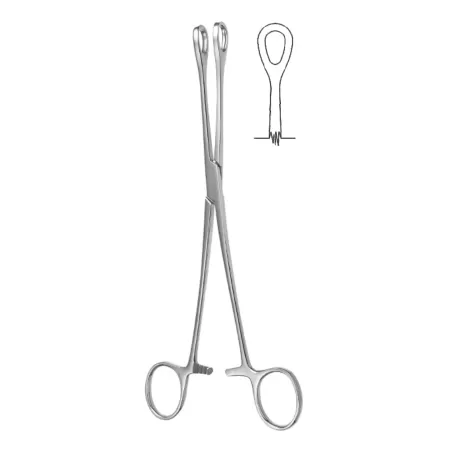 Щипцы полипные окончатые прямые 225х13 мм Hilbro 16.0080.23