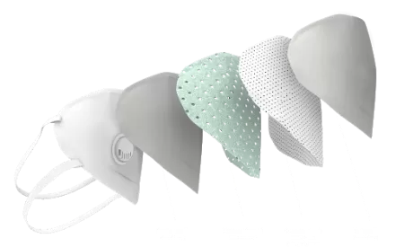 Маска защитная с клапаном (респиратор) FFP2 N95, 10 штук в упаковке