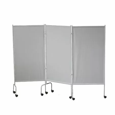Ширма медицинская ШМ - "МСК" (МСК-3302) на колесах, трехсекционная