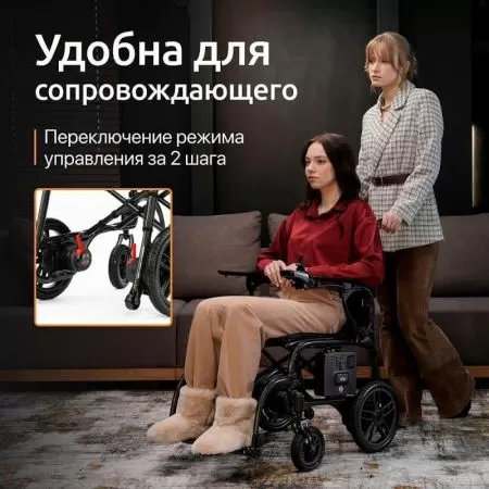 Кресло-коляска с электроприводом ORTONICA Pulse 660 ширина сиденья 40 см