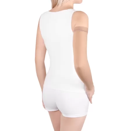 Рукав компрессионный IDEALISTA ID-401W 1 класс компрессии на широкое плечо цвет карамель 