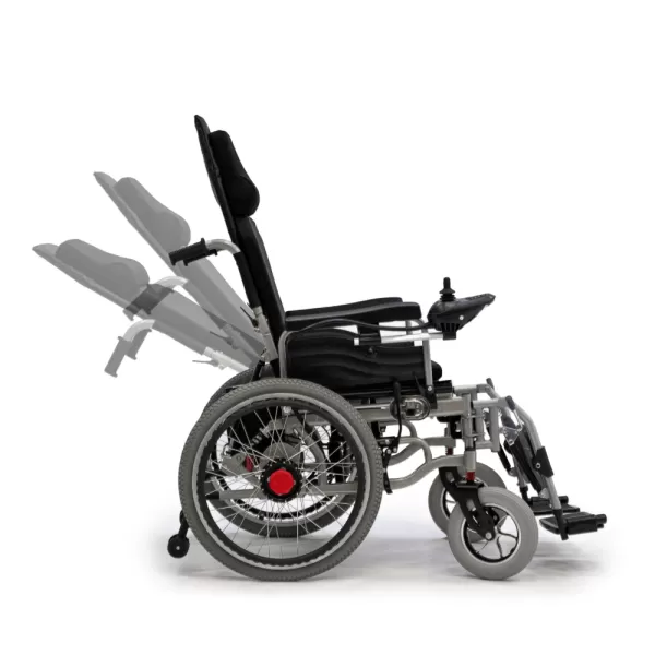 Кресло-коляска с электроприводом MET COMFORT 21 NEW, артикул 21158, ширина сиденья 45 см, колеса пневматические