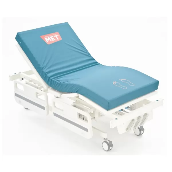 Матрас медицинский MET 7 ZONE c семизональным распределением веса, в чехле из мембранного материала, размер 1950х870х120мм