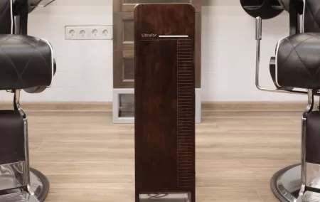 Облучатель-рециркулятор бактерицидный бытовой Ultrafor, 2 лампы по 30 Вт, с счетчиком наработки ламп, темное дерево