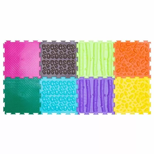 Коврик модульный ОРТОДОН набор «Лесная тропинка» 8 пазлов