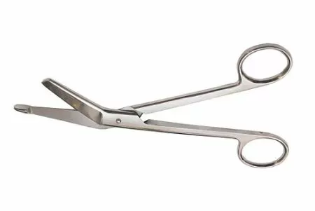 Ножницы для разрезания повязок с пуговкой гориз/изогн 185 мм Hilbro 24.0013.19 (по Листеру)