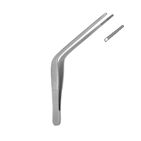 Пинцет ушной горизонтально-изогнутый 140х2,0 мм Hilbro 44.0294.15