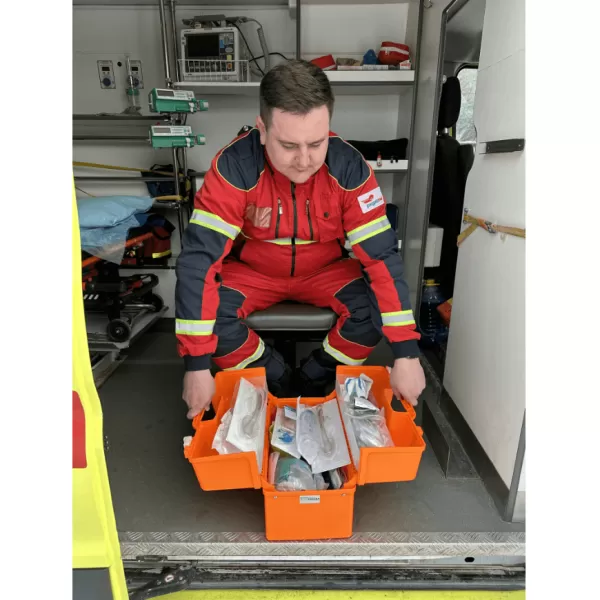 Набор реанимационный для оказания скорой медицинской помощи МЕДПЛАНТ НРСП-02 в укладке УМСП-01-Пм/2, артикул 1547