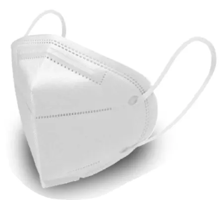 Респиратор однораз н/стер из н/ткан материалов класс защиты N95/FFP2 без клапана (1шт)