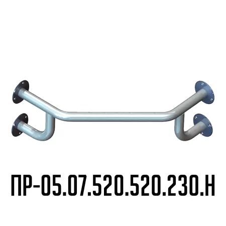 Поручень для инвалидов для раковины угловой ПР-05.07.520.520.230.Н