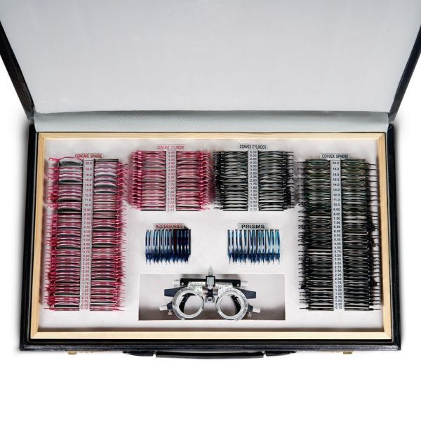 Набор на 232 пробных очковых линз Армед в металлической обойме с оправой без поверки