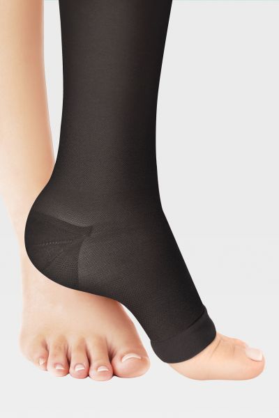 Моночулок IDEALISTA ID-330 1 класс компрессии с открытым носком цвет черный 