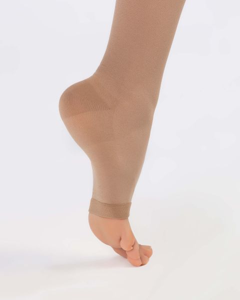 Чулки компрессионные OFA BAMBERG Classic унисекс 2 класс компрессии с открытым носком и гладкой резинкой цвет бежевый 